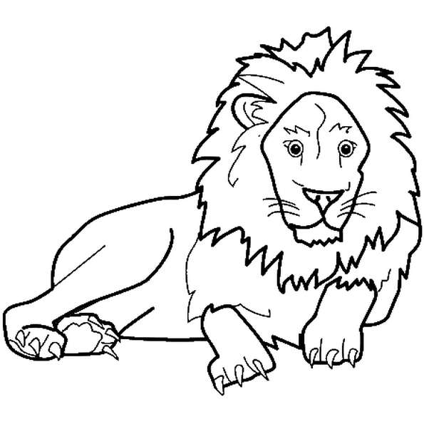 رسومات اطفال للتلوين حيوانات 1