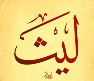 زخرفة اسم ليث