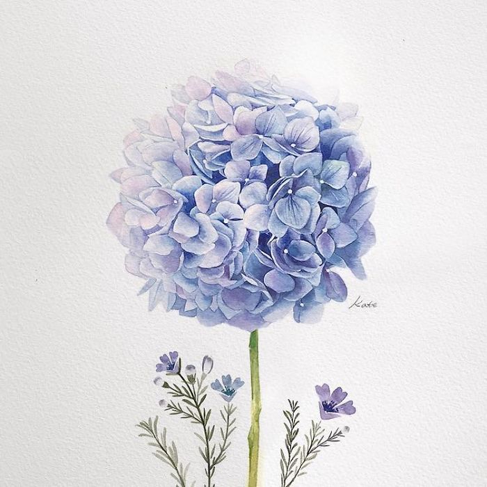 رسومات ورود ملونة للطباعة 5