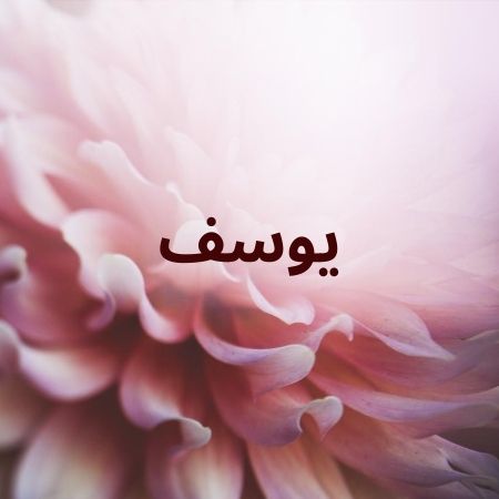 اسم يوسف مزخرف بالورد1