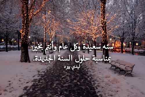 كلام طويل عن السنة الجديدة