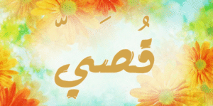 زخرفة اسم قصي