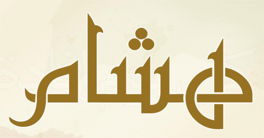 اسم هشام مزخرف بالذهب2