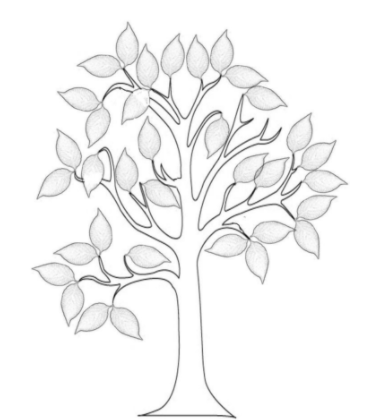 شجرة مفرغة للكتابة 5