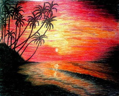 رسم بالالوان المائية 2