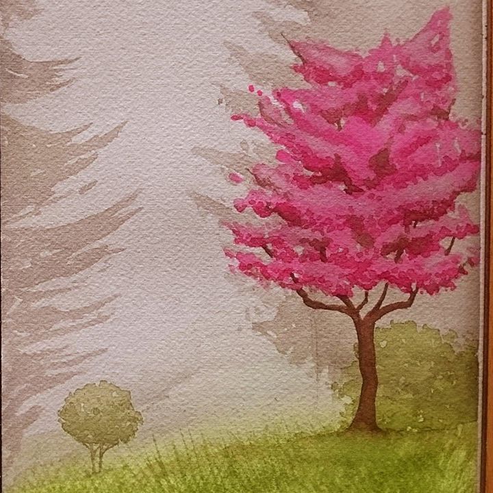 رسم بالالوان المائية 4