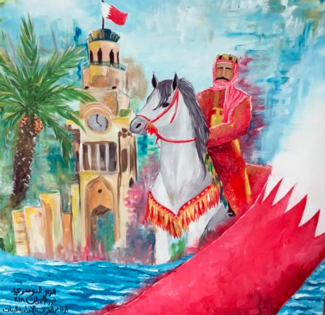 رسم عن حب الوطن 5