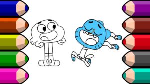 رسومات للتلوين غامبول