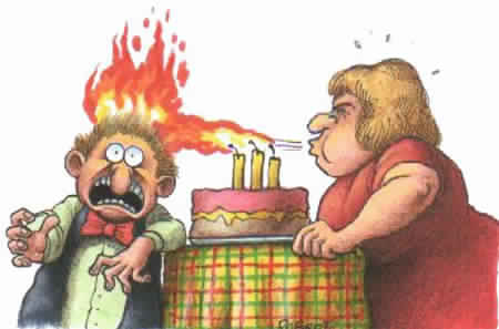 بوستات عيد ميلاد مضحكة فيس بوك 2