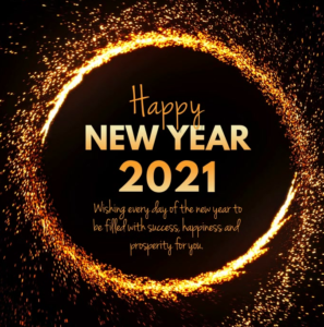 تهنئة بالعام الجديد 2021