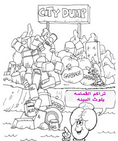 رسومات للتلوين عن تلوث البيئة3