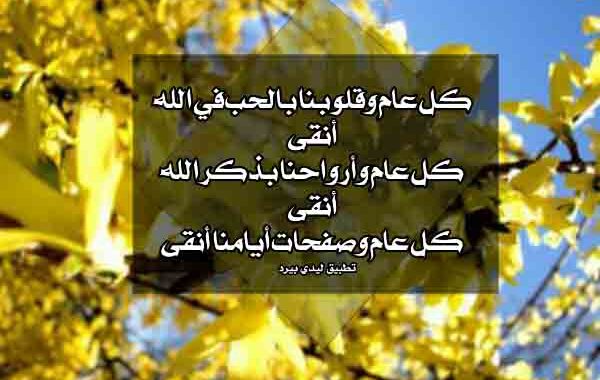 عبارات تهنئة بالعام الجديد