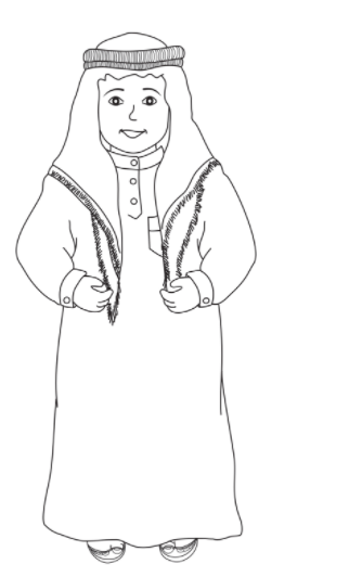 رسومات للتلوين عن اليوم الوطني السعودي3