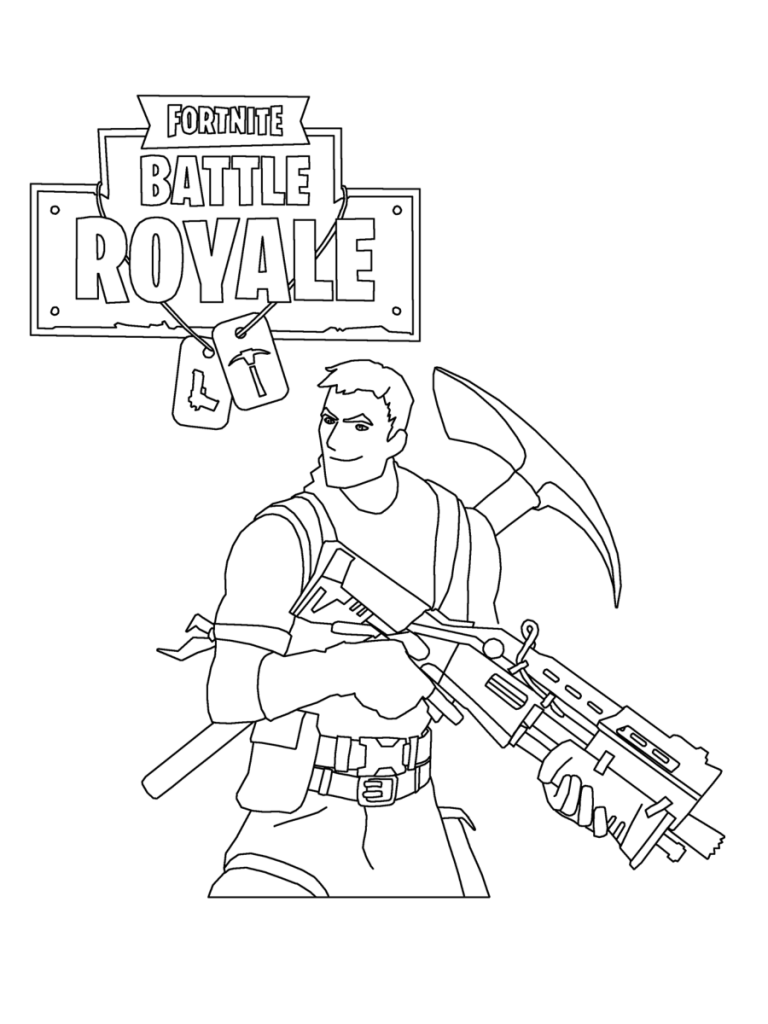 رسومات للتلوين فورت نايت4