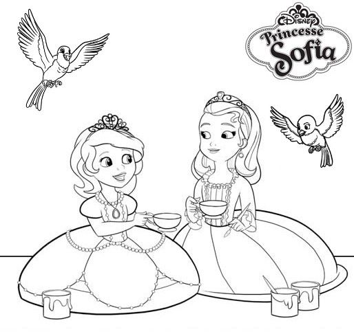 رسومات تلوين صوفيا2