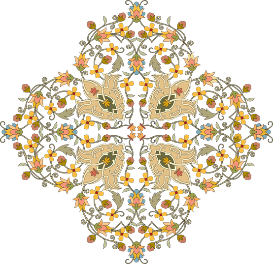 الزخارف النباتية الإسلامية 2