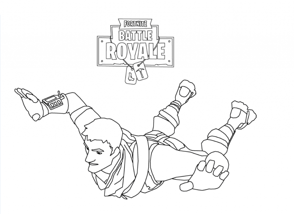 رسومات للتلوين فورت نايت5