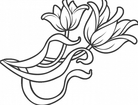 رسومات للتلوين ورود وازهار6