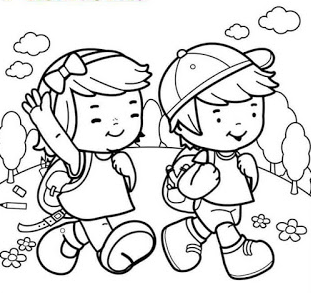 رسومات للتلوين للقسم التحضيري6