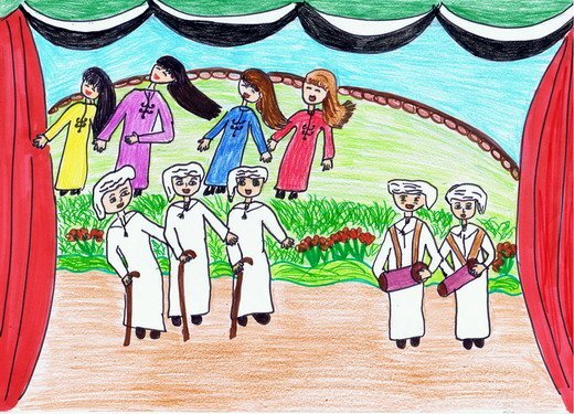 رسم عن الوطن سهل 3