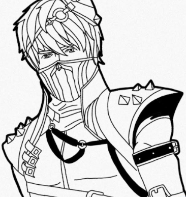 رسومات للتلوين فري فاير4