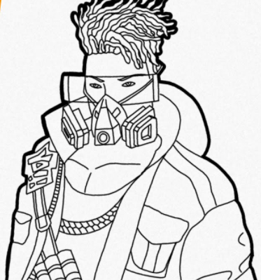 رسومات للتلوين فري فاير5