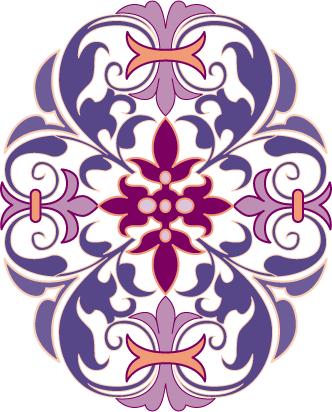 الزخارف النباتية الإسلامية 6