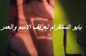 بايو انستقرام تعريف الاسم والعمر
