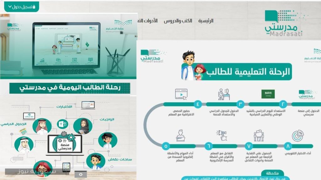 منصة مدرستي تسجيل دخول جديد