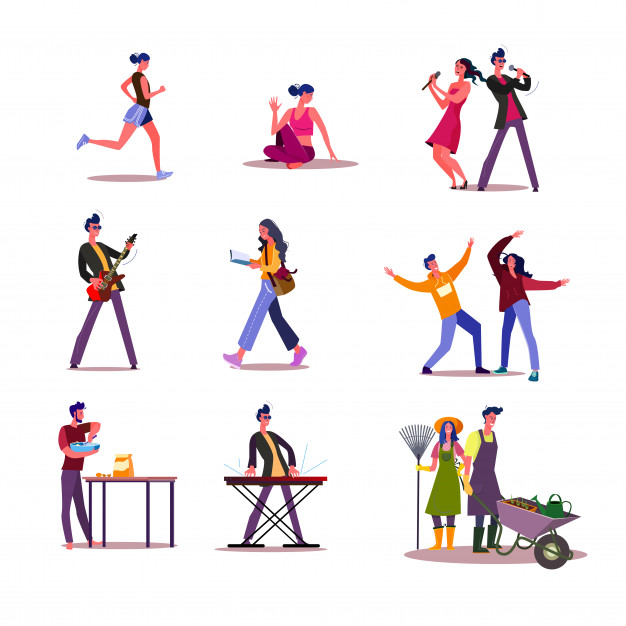 برجراف عن my favourite hobby للصف الثالث الاعدادي