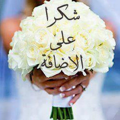  كلمة شكر لاعضاء الجروب 
