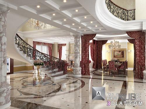 تصاميم فلل سعودية من الداخل ١