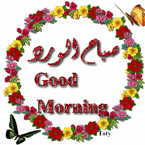 صباح الورد gif2