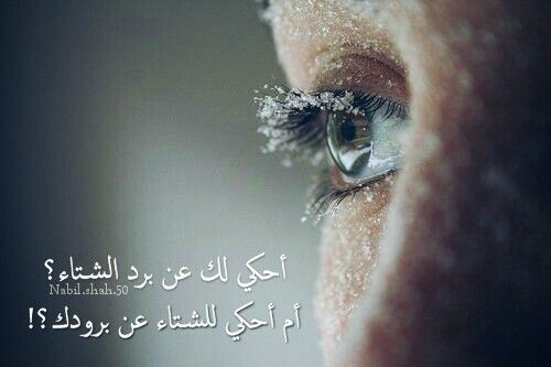 خواطر عن الشتاء تويتر