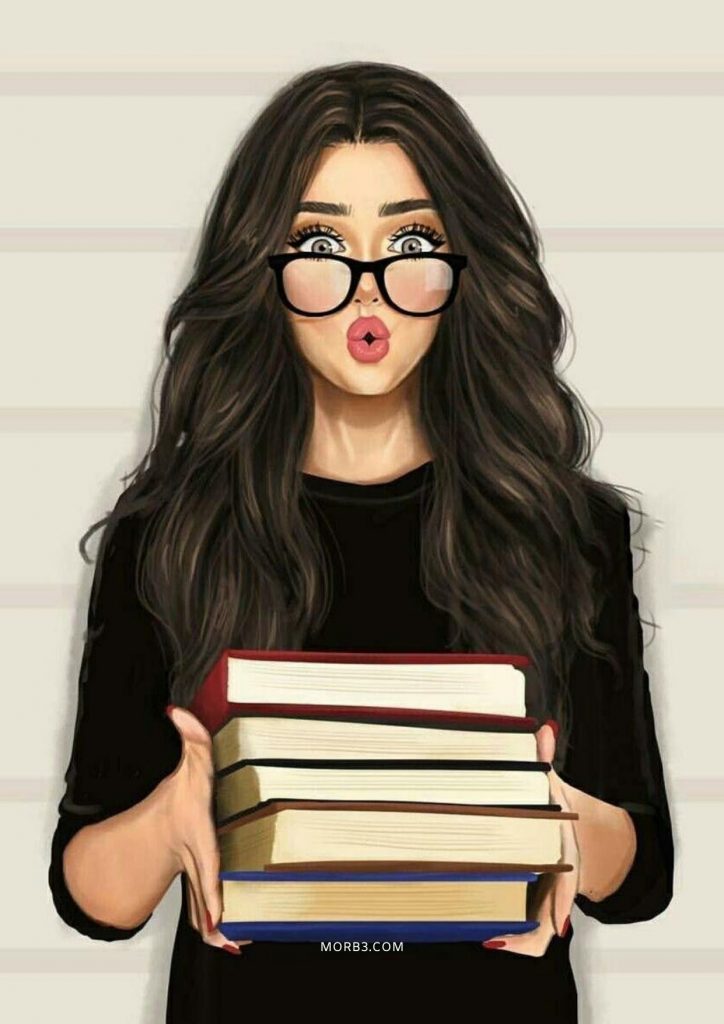 خلفيات بنات كرتون كيوت 1