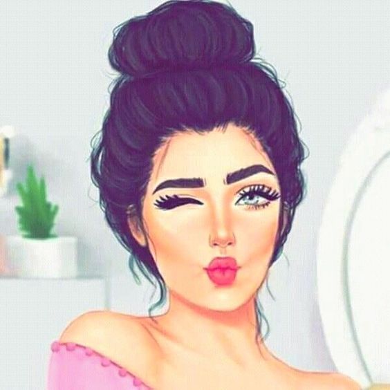 خلفيات بنات كرتون كيوت 6