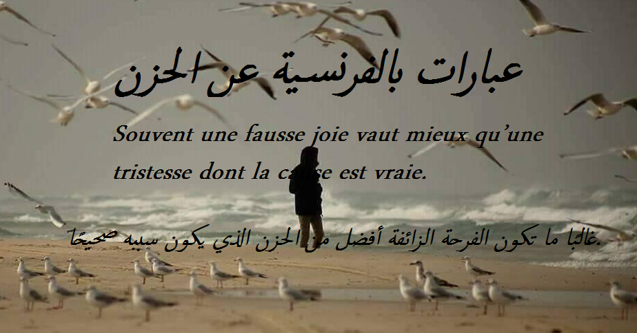 عبارات فرنسية حزينة مترجمة 