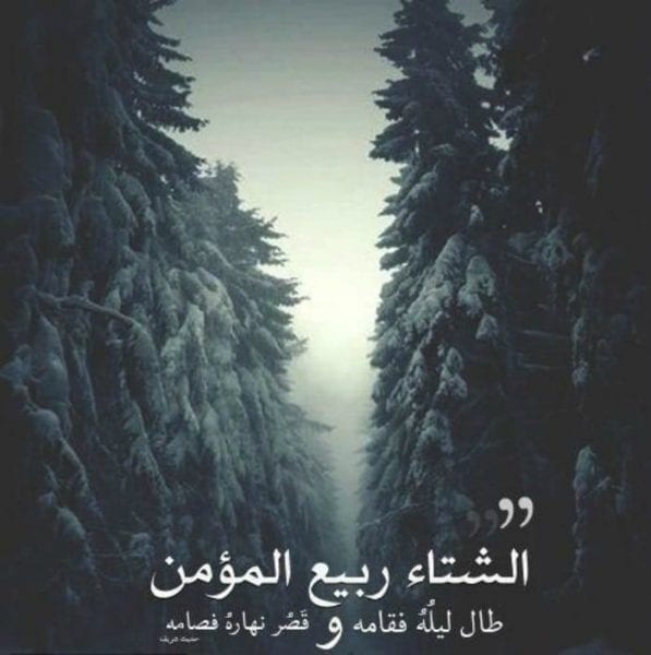 خواطر عن الشتاء معبرة