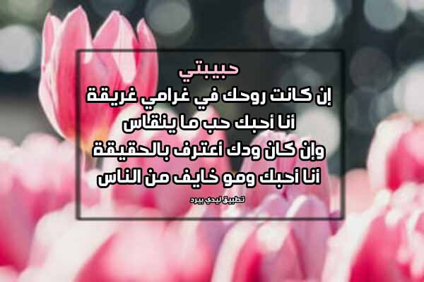رسالة حب لحبيبتي