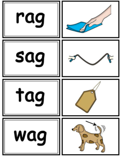 كلمات انجليزية من ثلاث حروف للاطفال