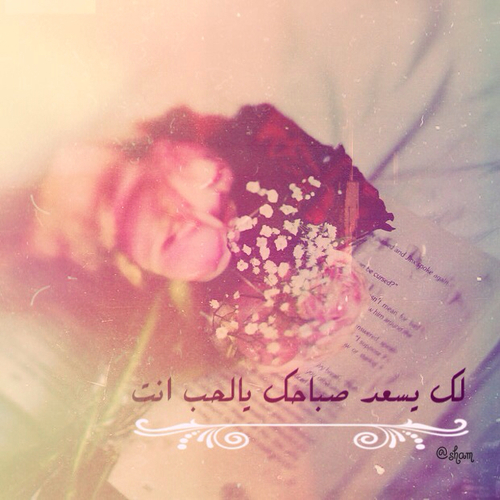 عبارات صباح الخير للحبيب بالصور2