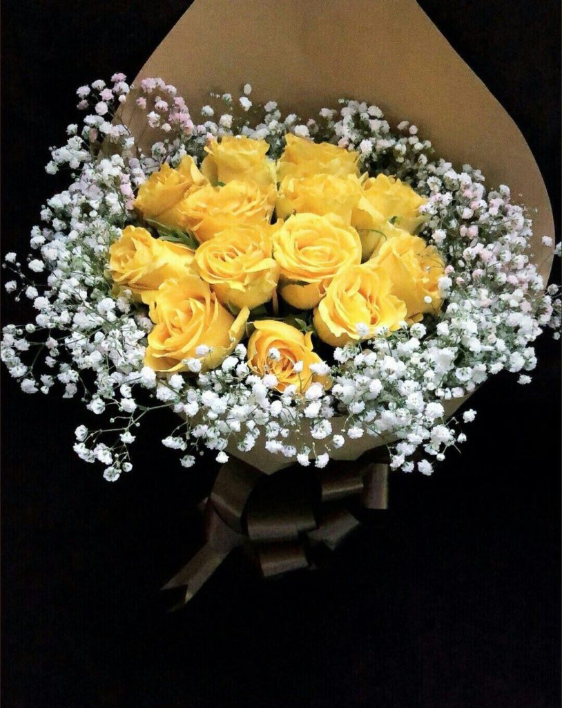 1باقة ورد اصفر