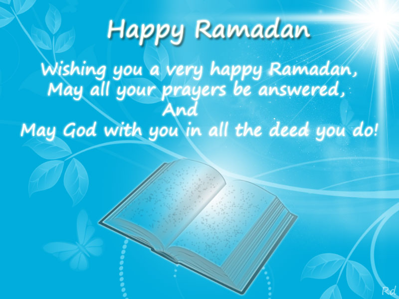 اجمل كلام تهنئة رمضان بالانجليزي