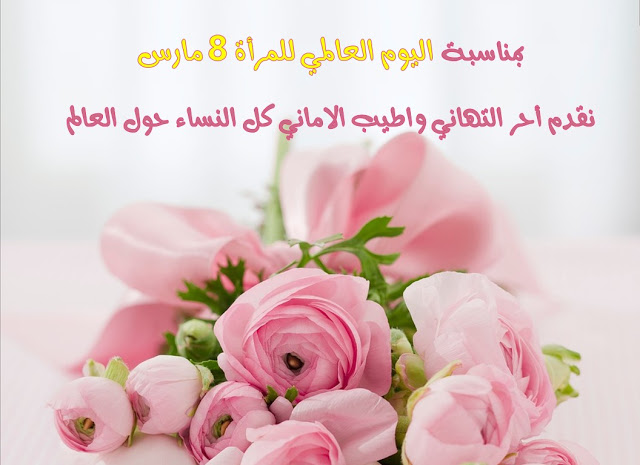أحلى عبارات تهنئة عيد المرأة 8 مارس