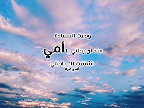 خواطر عن مبكية عن الأم