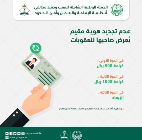 استعلام عن صلاحية هوية مقيم بدون أبشر