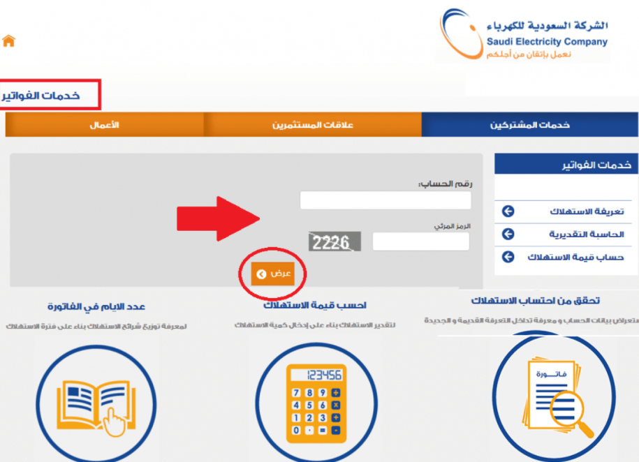 كيف اعرف فاتورة الكهرباء من رقم العداد