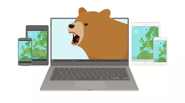 12 . تانل بير TunnelBear - أفضل خدمات vpn