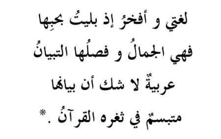 خواطر عن اللغة العربية تويتر