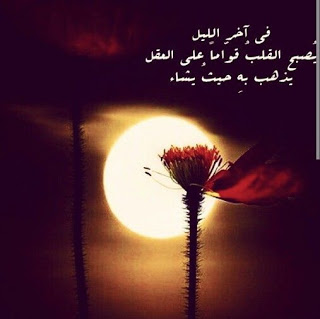 خواطر عن الليل والقمر